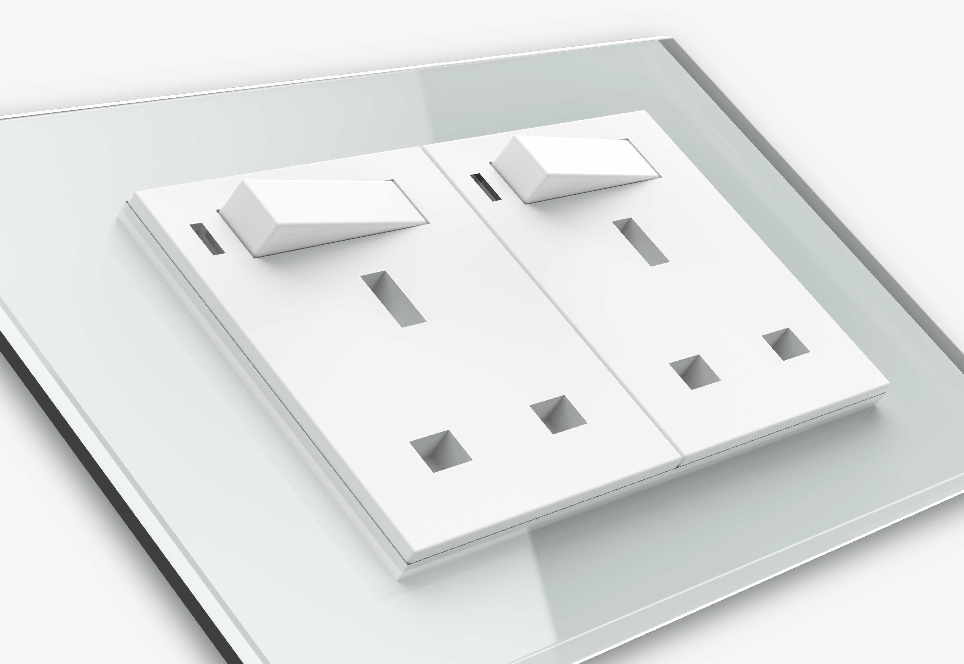 CUBE Series Cover Plates Solid Glass Plates